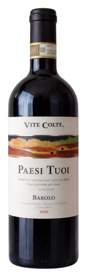 Botella de Paesi Tuoi, Vite Colte