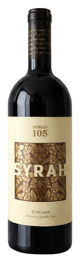 Botella de Syrah, Borgo 105